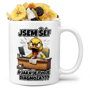 Hrnek Šéf - diagnóza (Náplň hrníčku: Tropická směs)