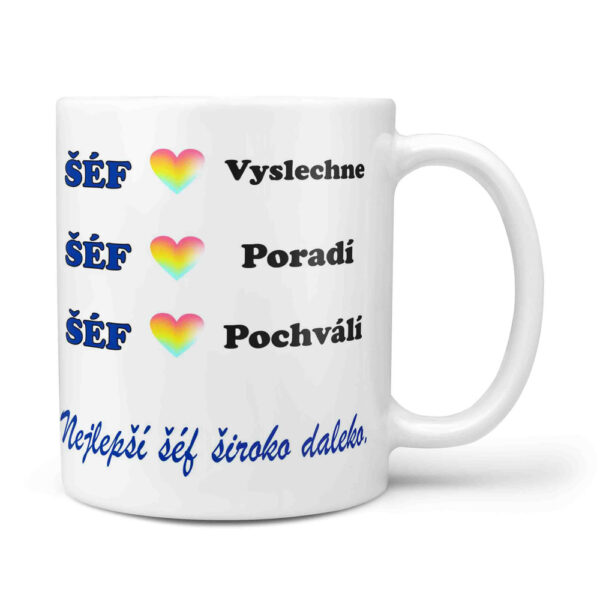 Hrnek Šéf poradí (Náplň hrníčku: Žádná)