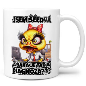 Hrnek Šéfová - diagnóza (Náplň hrníčku: Žádná)