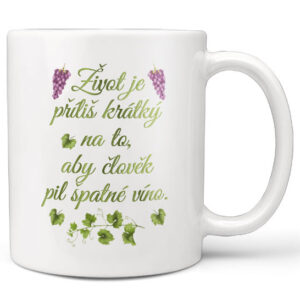 Hrnek Špatné víno (Náplň hrníčku: Žádná)