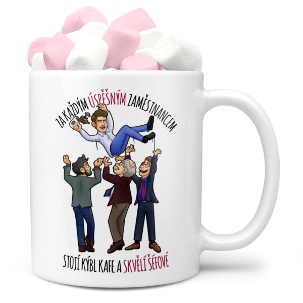 Hrnek Úspěšný zaměstnanec (Náplň hrníčku: Marshmallow)