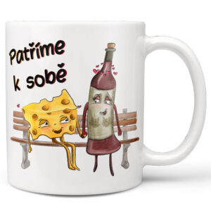 Hrnek Víno & Sýr (Náplň hrníčku: Žádná)