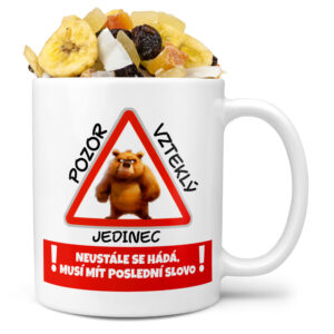 Hrnek Vzteklý jedinec (Náplň hrníčku: Tropická směs)