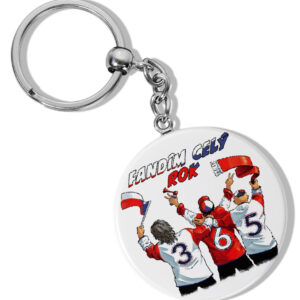 Klíčenka kulatá – Fandím celý rok