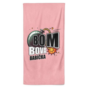 Osuška Bombová babička (Velikost osušky: 100x170cm)