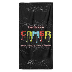 Osuška Hardcore gamer (Velikost osušky: 100x170cm)