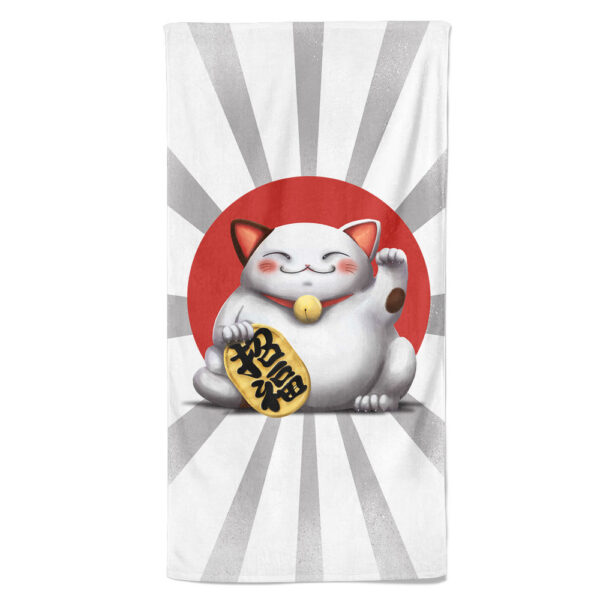 Osuška Maneki-neko (Velikost osušky: 100x170cm)