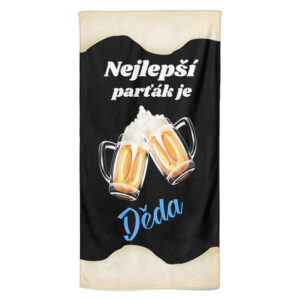 Osuška Nejlepší parťák je děda (Velikost osušky: 100x170cm)