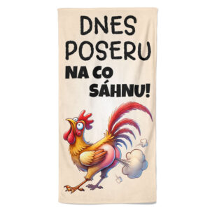 Osuška Poseru na co sáhnu (Velikost osušky: 100x170cm)