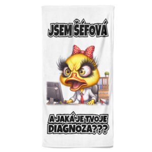 Osuška Šéfová - diagnóza (Velikost osušky: 100x170cm)