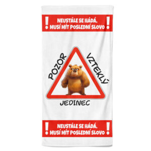 Osuška Vzteklý jedinec (Velikost osušky: 100x170cm)