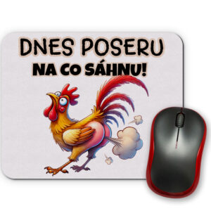 Podložka pod myš Poseru na co sáhnu