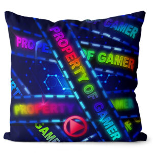 Polštář Gamer property (Velikost: 55 x 55 cm)