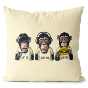 Polštář Like a monkey (Velikost: 55 x 55 cm)