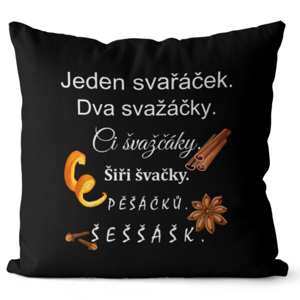 Polštář Svařáček (Velikost: 55 x 55 cm)