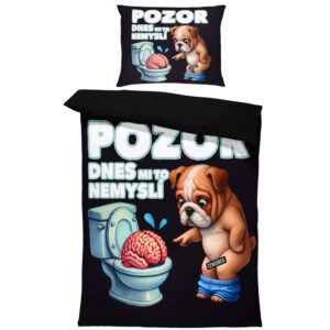 Povlečení Dnes mi to nemyslí (Rozměr : 1x150/200 + 1x60/50)