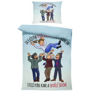 Povlečení Úspěšný zaměstnanec (Rozměr : 1x150/200 + 1x60/50)