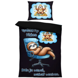 Povlečení Vydělávají těžce (Rozměr : 1x150/200 + 1x60/50)