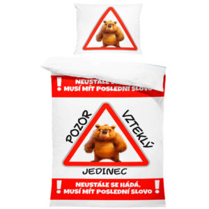 Povlečení Vzteklý jedinec (Rozměr : 1x150/200 + 1x60/50)