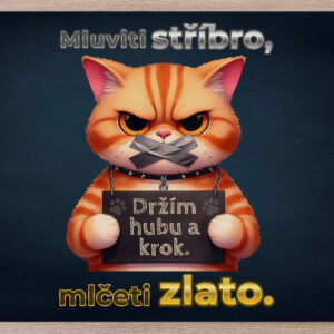 Prostírání Držím hubu