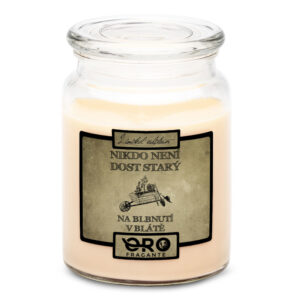 Svíčka Blbnutí v blátě (Vůně svíčky: Vanilka)