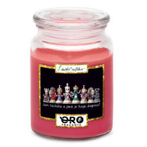 Svíčka Diagnóza šachista (Vůně svíčky: Višně v čokoládě)