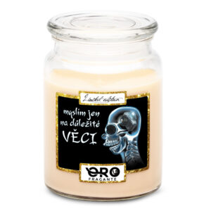 Svíčka Důležité věci – fotograf (Vůně svíčky: Vanilka)