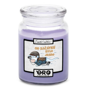 Svíčka Fotograf - spermie (Vůně svíčky: Levandule)