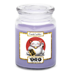 Svíčka Maneki-Neko (Vůně svíčky: Levandule)