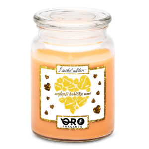 Svíčka Nejlepší babička umí (Vůně svíčky: Tropické ovoce)