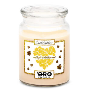 Svíčka Nejlepší babička umí (Vůně svíčky: Vanilka)