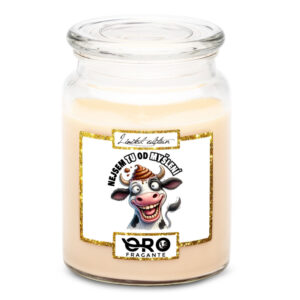 Svíčka Nejsem tu od myšlení (Vůně svíčky: Vanilka)