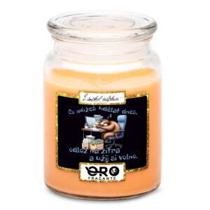 Svíčka Odlož na zítra (Vůně svíčky: Tropické ovoce)