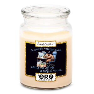 Svíčka Odlož na zítra (Vůně svíčky: Vanilka)