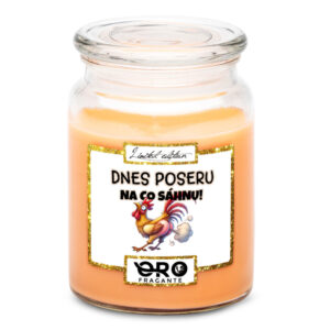 Svíčka Poseru na co sáhnu (Vůně svíčky: Tropické ovoce)