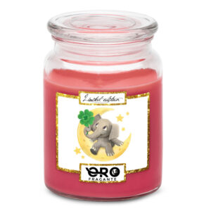 Svíčka Sloník pro štěstí (Vůně svíčky: Višně v čokoládě)