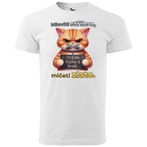 Tričko Držím hubu (Velikost: 4XL