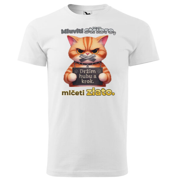 Tričko Držím hubu (Velikost: 4XL