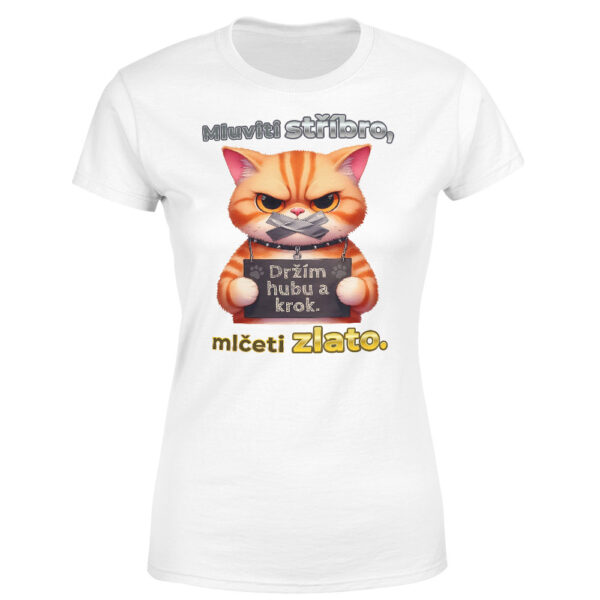 Tričko Držím hubu (Velikost: XL