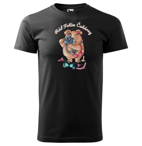 Tričko Fotím čuňárny – pánské (Velikost: 5XL