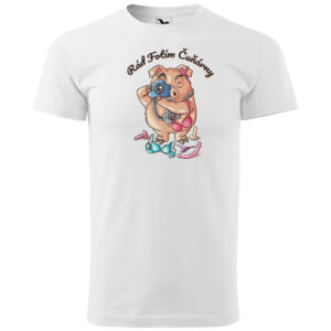 Tričko Fotím čuňárny – pánské (Velikost: M