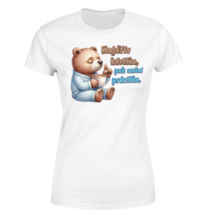 Tričko Kávička pak prácička (Velikost: S