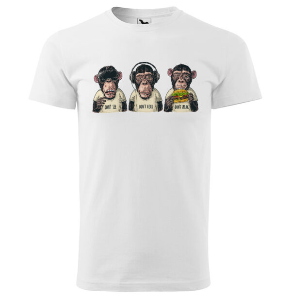 Tričko Like a monkey (Velikost: 4XL