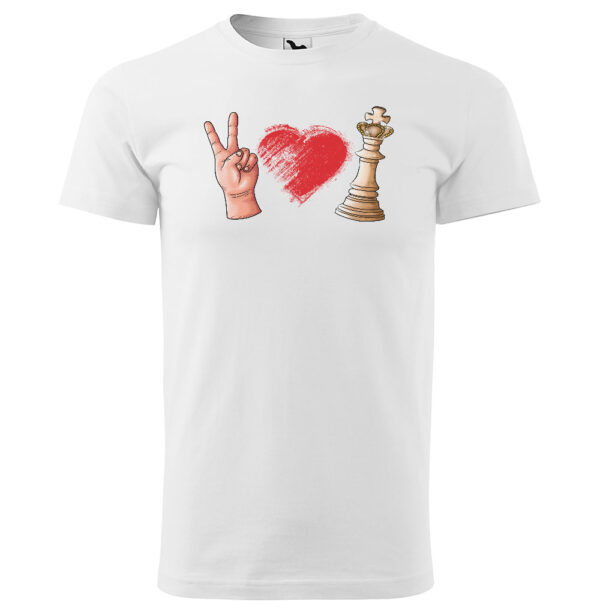 Tričko Love Chess (Velikost: 3XL