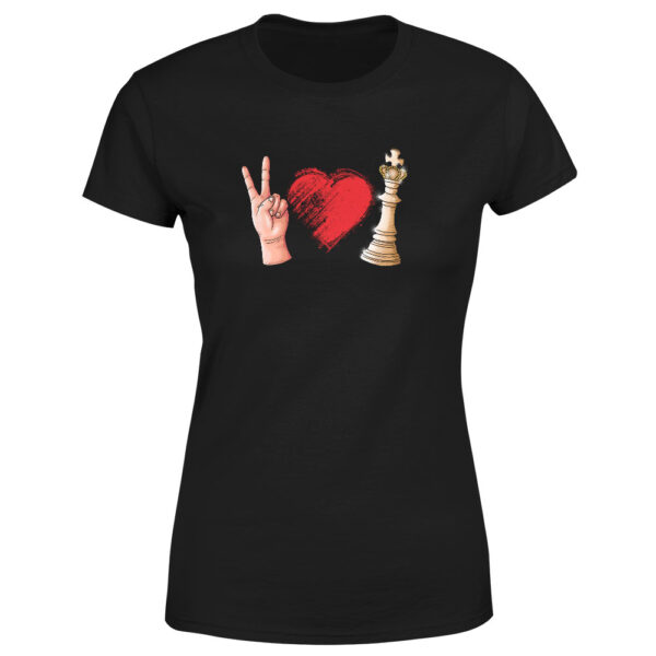 Tričko Love Chess (Velikost: S