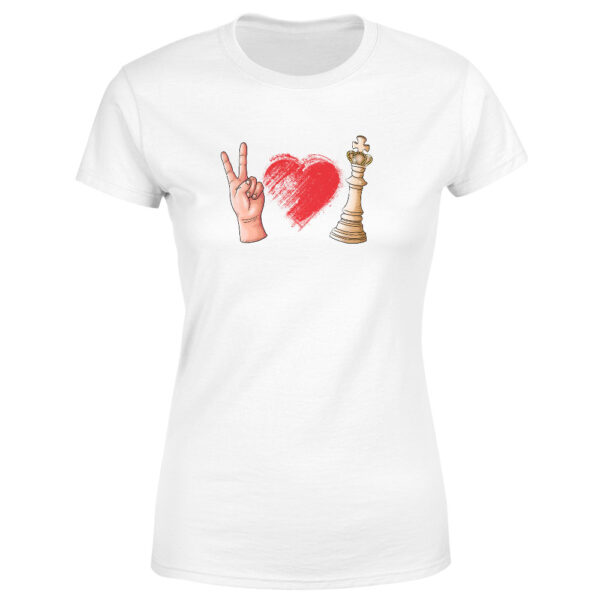 Tričko Love Chess (Velikost: XL