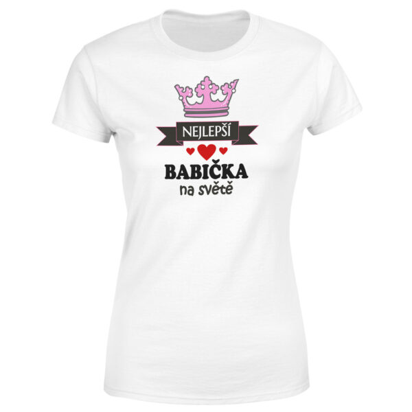 Tričko Nejlepší babička na světě (Velikost: XL