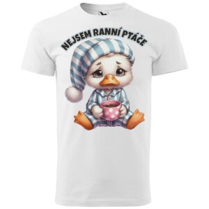 Tričko Nejsem ranní ptáče (Velikost: 4XL