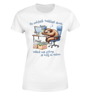 Tričko Odlož na zítra (Velikost: 2XL