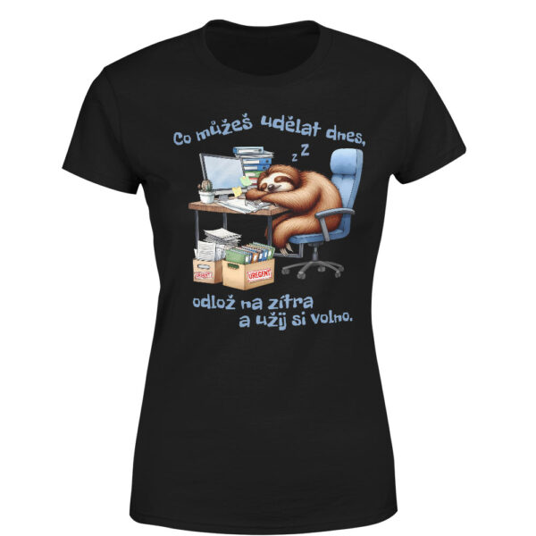 Tričko Odlož na zítra (Velikost: 2XL